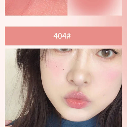 Monochrome Liquid Blusher Lightweight Color Rendering Natural Brighten Matte Rouge Blush Waterproof Facial Contouring Cosmetics