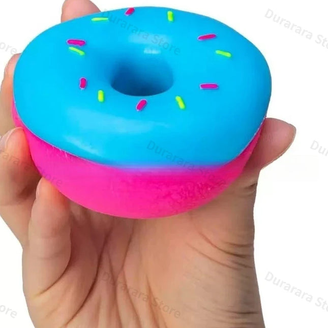 NeeDoh Dippin Dazzler Egg Donut Prank Stress Relief Toy Soft Glue Vinyl Squeeze Toy Slow Rebound Pinch Ornament Relaxation