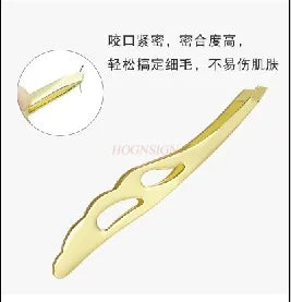 New Stainless Steel Oblique Mouth Eyebrow Clip Trimming Eyebrow Tweezers Feather Clip Beauty Tool