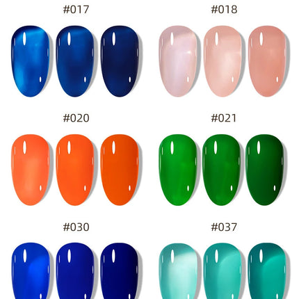 Colored Square Bottle Nail Varnish Gel 60 Colors Gloss Matte Ice-clear Nail Polish Fruit Green Nail Art Soak Off UV Gel Lacquer