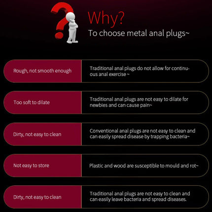 Mini Sexy Metal Wear Outside Stainless Steel Anal Plug Dilator Adult Couple Masturbator Alternative Butt Plug For Men Women Gay