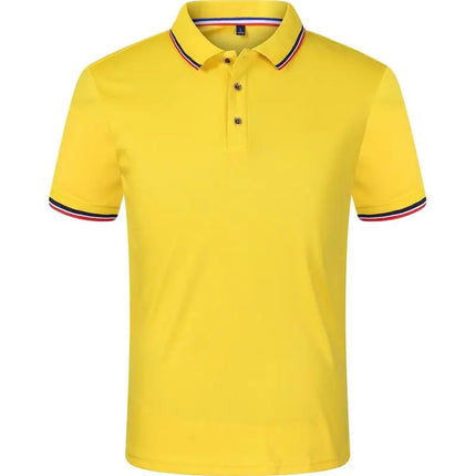 Cross Border Short Sleeved Polo From Europe Popular Summer Casual Lapel Large Size High-Quality Business Office Uniforms