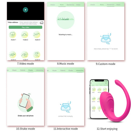 Wireless App Control Dildo Vibrator for Women Vagina Stimulator G Spot Egg Clit Massager Wearable Clitoral Sex Toys for Adults