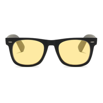 2026 New Square-Frame Night Vision Presbyopia Glasses High-Definition Anti-Blue Light Reading Eyewear UV-Protection Goggles