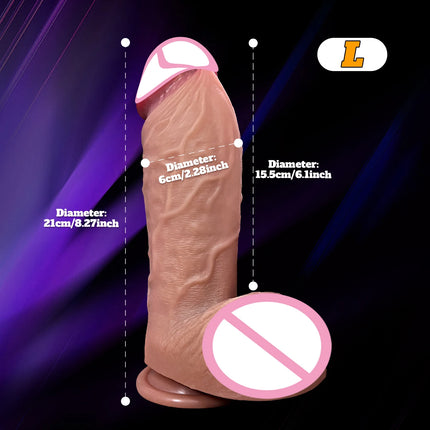 Huge Thick Realistic Dildo Big Penis Double Penetration Anal Plug Vagina Masturbator Fake Dick Adult Sex Toy for Women Sexuales