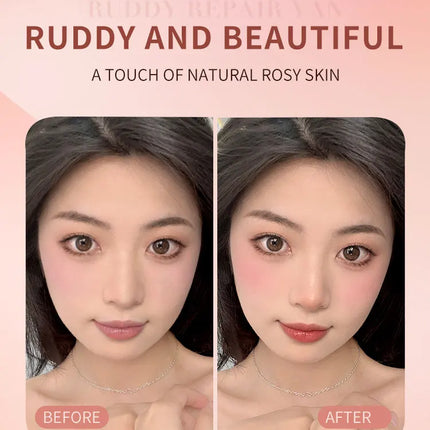 FOMIX Loose Powder Air Cushion Blush Long Last High Pigment Soft Misty Matte Face Blusher Natural Colors For Cheek