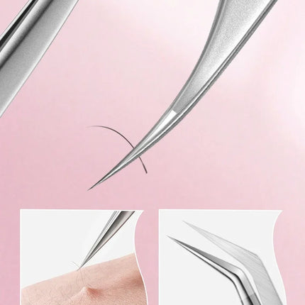 High Precision Eyelash Tweezers Beauty Eyelash Professional Grafting Eyelash High-Precision Flowering Tweezers