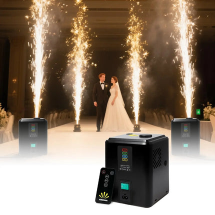 EU Stock Fast Delivery Mini 350W Wireless Electronic Spark Machine with Remote for Wedding Stage Party DJ Effects