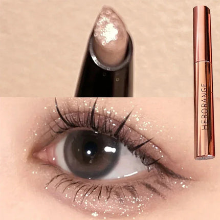 Glittering Eyeshadow Pen Face Makeup Highlighter Stick Long lasting Shiny Diamond Pink Silkworm Champagne Gold Eyeliner Gel Pen