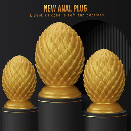 3 Sizes Huge Anal Plug Fisting Butt Plug Silicone Dildo Suction Cup Anal Dilator Adult Sex Toys For Women Gay Prostate Massager