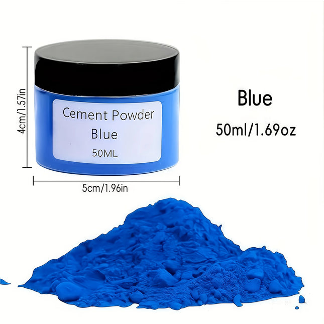 50 Ml/1.69 oz Gypsum Pigments, 12 Colors Available - Water-Based Coloring Agents for Gypsum, Epoxy Resin Crafts, and Jewelry Making. Powdered Paint Pigments for Resin Crafts DIY Jewelry Making, Handmade Candle Coloring, Cemen