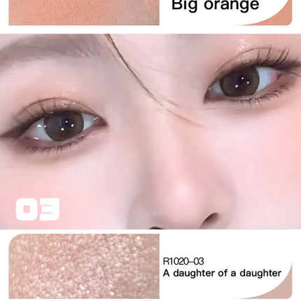 Red Brown Eyeshadow Palette Multifunctional Makeup Palette Silky Matte Coral Red Eyeliner Silkworm Lower Shadow Eyeliner Makeup