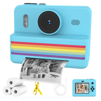 Kids Digital Camera with Mini Printer 2.8inch HD Video Portable Thermal Instant Photo Print Children Photography Toy Gift