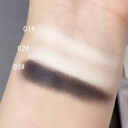 Matte Black White Eyeshadow Palette Natural Monochrome Long Lasting Brighten Silkworm Highlighter Eyeshadow Primer Eyes Makeup