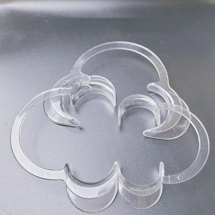 JUMTOP Dental C Shape Mouth Opener Plastic Lip Cheek Retractors Clinic Mouth Gag Orthodontic Tool