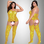 yellow Bodystocking / One Size