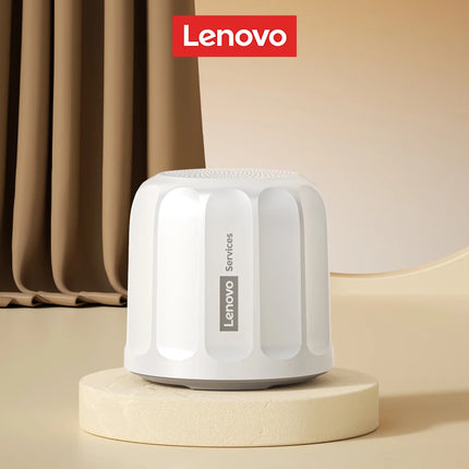 Lenovo HD107 Bluetooth 6.0 Speaker Bookshelf Camping Portable Outdoor Subwoofer TF Card USB Drive Mini TWS Stereo Music Player