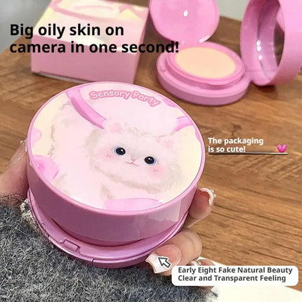 Two In One Cushion Matte Powder & Concealer Makeup Oil-Control Foundation Makeup Pore Invisible Concealer Long-Lasting Makeup