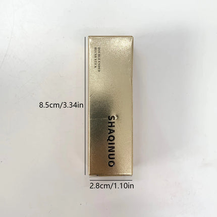 SHAQINUO Velvet Matte Smooth Blush Stick Long-lasting Brown Tone for Autumn & Winter Natural Makeup Effect And Easy To Apply