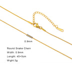 10 Snake Chain G / 45-50cm