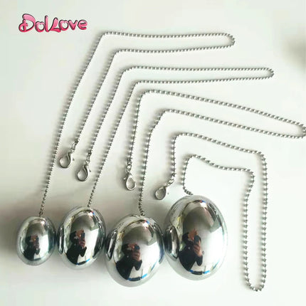 7 Styles Metal Egg Kegel Exercise Yoni Egg Ben Wa Ball Tighten Vagina Exercise Non Vibration Sex Toys For Women Masturbation