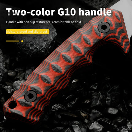 High quality steel fixed blade, high hardness stainless steel integrated keel with sheath emergency portable knife, outdoor knif