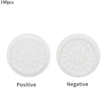 20/100pcs Eyelash Glue Stand Holder Eyelash Extension Supplies Adhesive Pallet Plastic Gasket Eye Lashes Glue Pads Makeup Tool