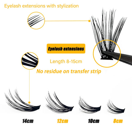 1box big capacity 60 bundles 20D eyelash extensions 0.07mm  C curl mink eyelashes Individual lashes natural style Free Shipping