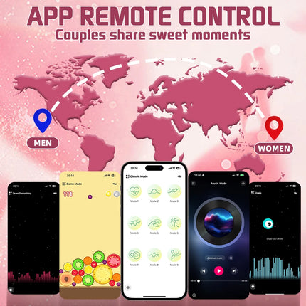 APP Control Wearable Vagina Vibrator for Women Vibrating Love Egg Panties Vibrator Female Masturbation Sex Toy for Couples Game