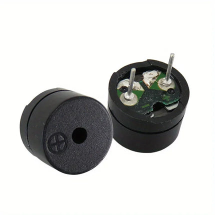 10PCS Passive Buzzer 12MMx8.5MM 12085  Resistance 3V 5V 9V 12V in Common Use Mini Piezo Buzzers Kit, for Arduino