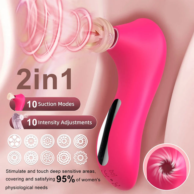 Powerful Clitoris Sucking Vibrator Clitoris Stimulator Blowjob Nipple Stimulator  Sex Toy for Women Masturbator Erotic Product