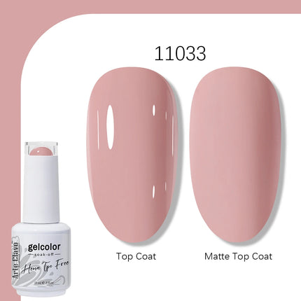 Arte Clavo TPO FREE HEMA FREE Gel Nail Polish UV Multi Use Semi Permanent Soak Off Autumn Winter Nail Art Hybrid Varnish 15ml