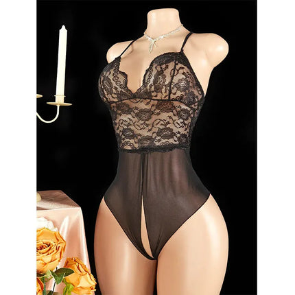 Adult hot Crotchless Lingerie Show buttocks Accessorie Sexy Lingerie For Women Open Bra Exotic Underwear teddy Babydoll Dress 18