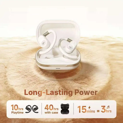Edifier A6 Open Ear Bluetooth Earphones Ear Hook Headphones Hi-Res Wireless Audio IP55 Waterproof 40hrs Playtime LDAC Codec