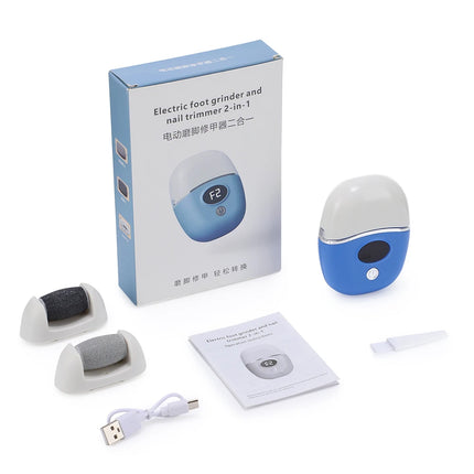 Electric Foot Grinder Auto Pedicure Tools Foot Sandpaper File Dead Wet Dry Hard Skin Callus Remover Rechargeable Foot Cleaner