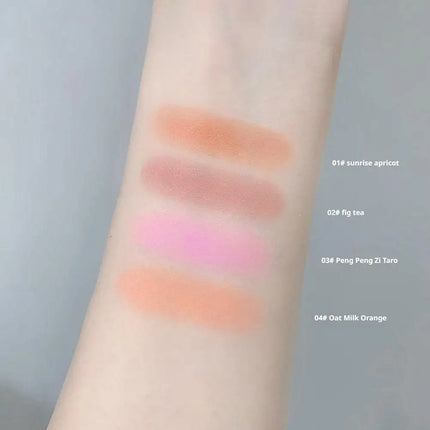 Liquid Blush Misty Lightweight Large Sponge Brush Head For Lips Cheeks Natural Korean Makeup Matte Long Lasting Low Saturation