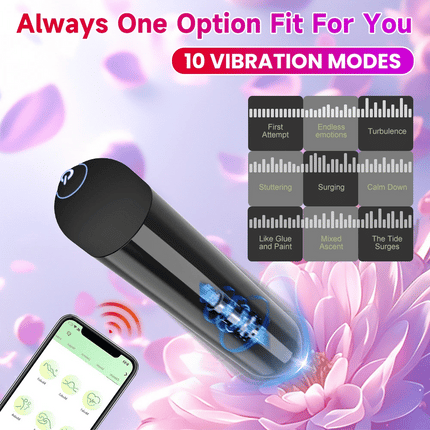 App Control Bullet Vibrator with Adjustable Size Wearable Panties 10 Vibrating Clitoral Stimulator Sex Toys for Women Couples
