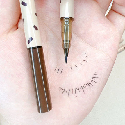 Ultra-fine Eyelash Pen Liquid Eyeliner Eyeshadow Stick Lying Silkworm Pencil Brown Grey Lasting Waterproof Cosmetic Makeup Tools