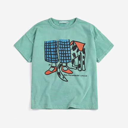 2026 Summer Brand Children Cartoon Printing T-shirt Kids Tops Girls Boys Tee Cotton Short Sleeve Baby T Shirts Basic Clothing