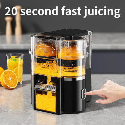 DualHead Electric Orange Juicer Squeezer Citrus Juicer Machines with Power Cord Cleaning Brush for Home Kitchen