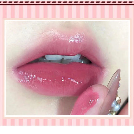 Shuiguang capsule lip honey kit moisturizes and hydrates for a sparkling, mirror-like finish, colorless and transparent glass lip oil