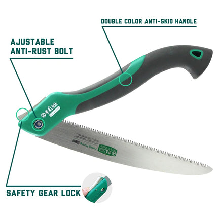 LAOA 10 inch 7T/9T/12T Wood Folding Saw Outdoor For Camping SK5 Grafting Pruner for Trees Chopper Garden Tools Unility Knife