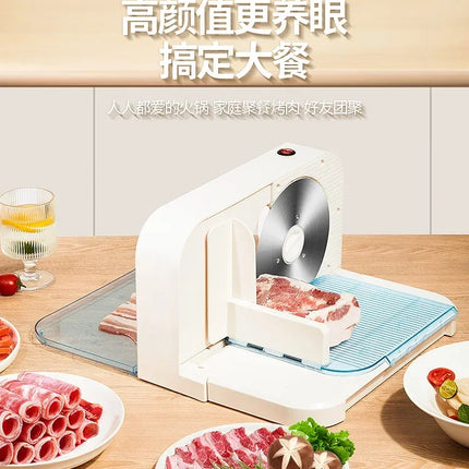 Electric meat slicer can be used commercially or at home, mutton roll machine, beef slicer, multifunctional meat slicer artifact
