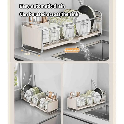 Dish Drying Rack Bowl Drainer Over Sink Drainer Draining Rack Organizer Kitchen Sink Basket Tableware Narrow Cup Holder Shelf