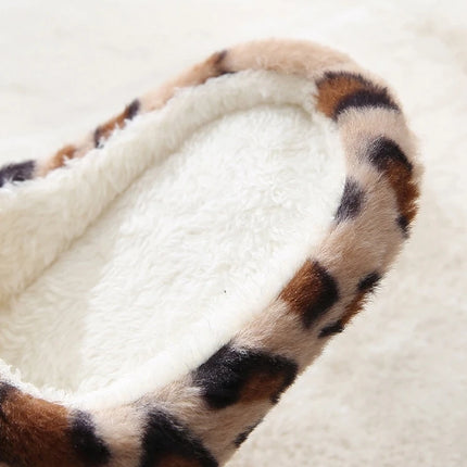 Women Indoor Slippers Warm Plush Home Slipper Autumn Winter Shoes Woman House Flat Floor Soft Silent Slides for Bedroom