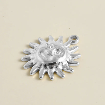 5pcs Kawaii Charm Flower Star Crab Stainless Steel Pendants For Jewelry Making Supplies Assorted Mini Charms In Bulk DIY Finding