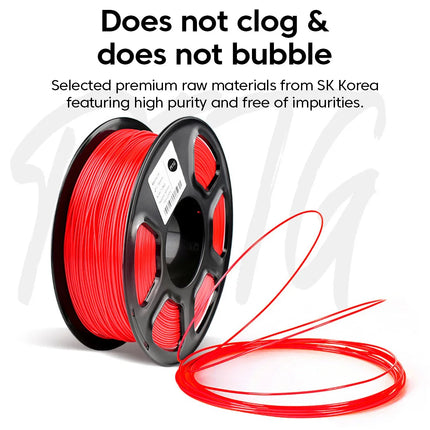 Elough PETG 3D Filament 1kg 1.75mm 1KG(2.2LBS) 3D Printer Filament Material Vacuum Packaging Tangle-Free 3D Printing Filament