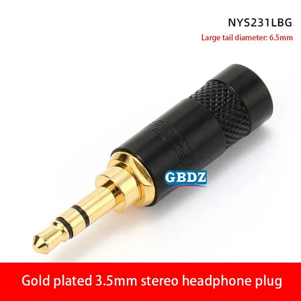 Gold-plated Jack 3.5mm  Single Channel3 Pole Female Plug 1/8″ Headphone Notebook Microphone Audio Interface Extension Cable Plug