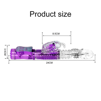  Telescopic Dildo Vibrator for Women G-Spot Rabbit Clitoris Stimulator Vaginal Massager Adults Female Masturbation Sex Toys18+