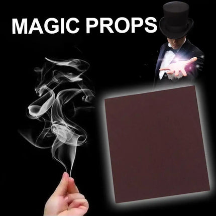 30PCS Chemical Magic Paper Cool Close Up Magic Trick Fingers Smoke Hells Smoke Stage Stuffs Fantasy Prop Make Fun Magic Tricks